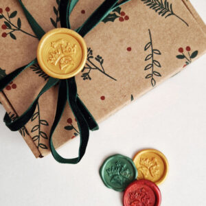 sello de lacre autoadhesivo reyes magos